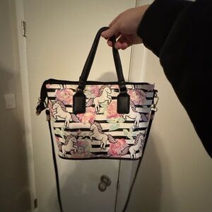 Betsey Johnson Unicorn Shoulder Handbag
